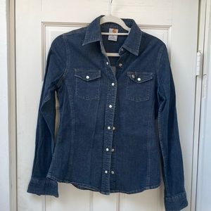 Carhartt Pearl Snap Denim Shirt